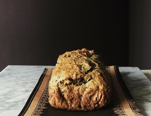 torta di patate dolci (sweet potato bread)