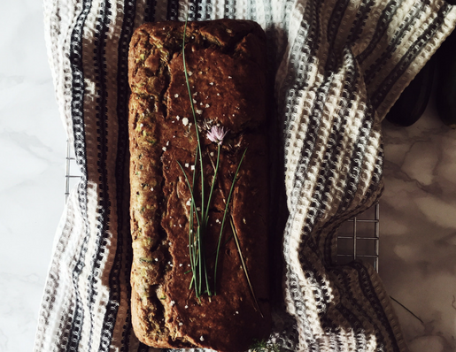 pane di zucchine all’erba cipollina