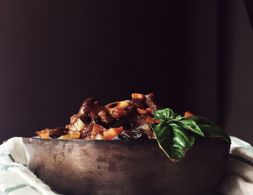 caponata siciliana di melanzane